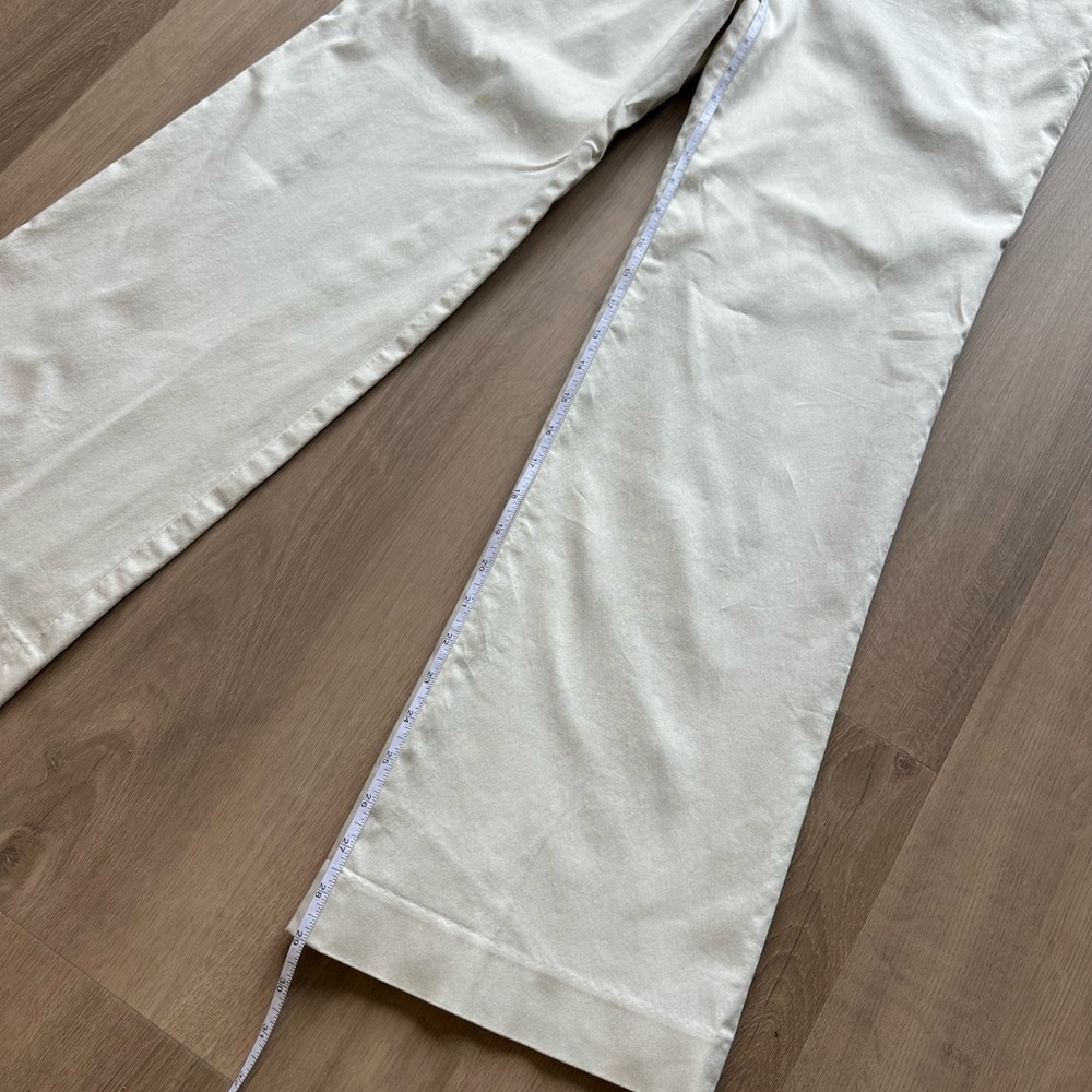 Ann Taylor Cream Sailor Pants - High Waisted - Wide Leg - Picture 3 of 6